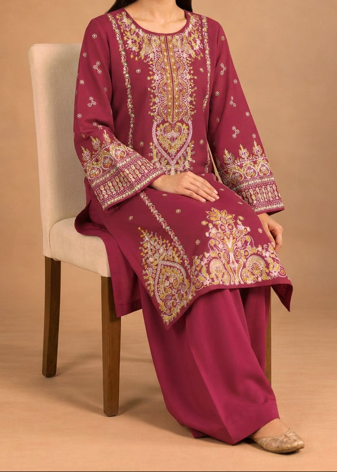 Grace W1105 - Embroidered 2pc Marina Dress.