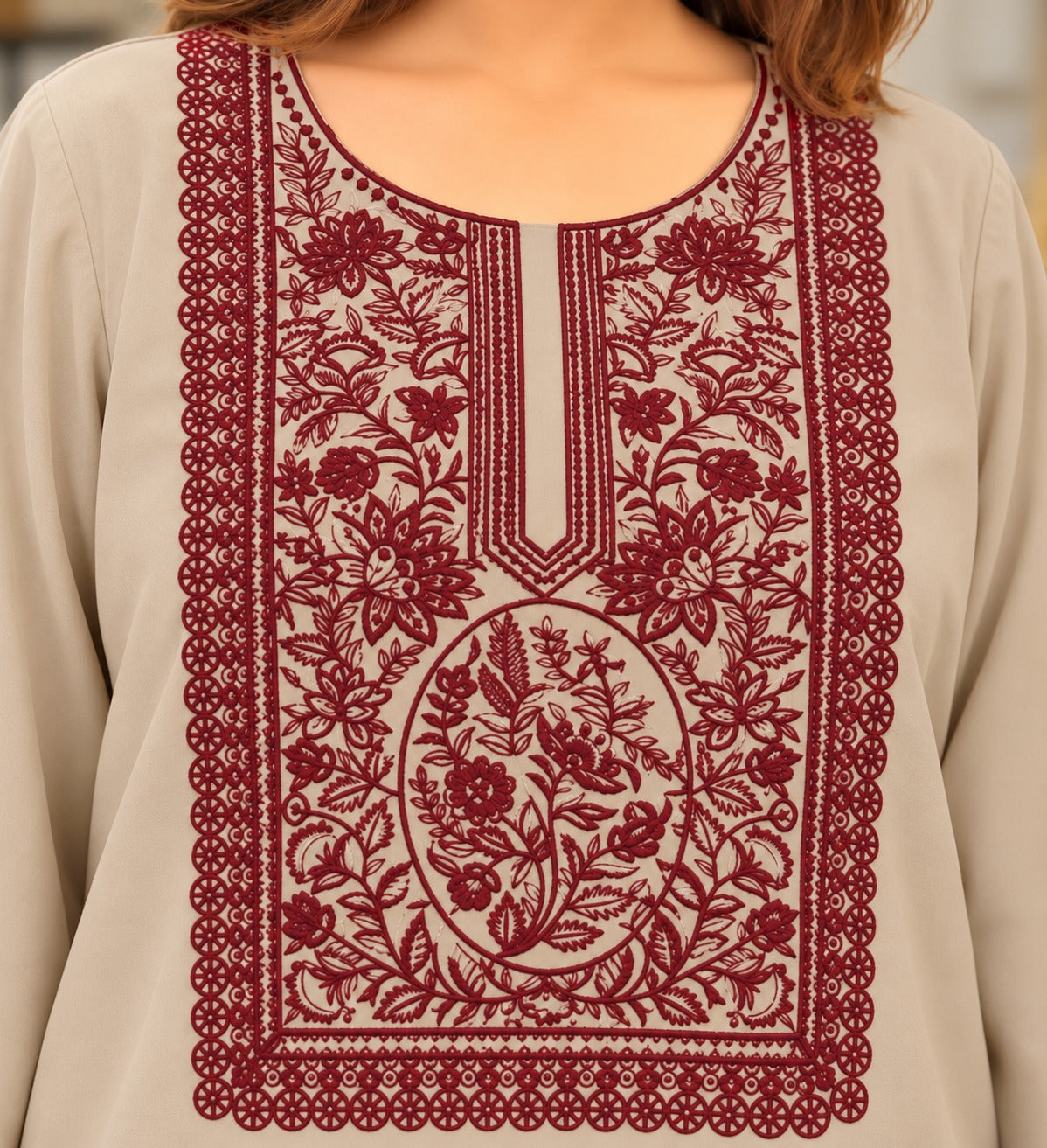 Grace W1130 - Embroidered 2pc Marina Dress.