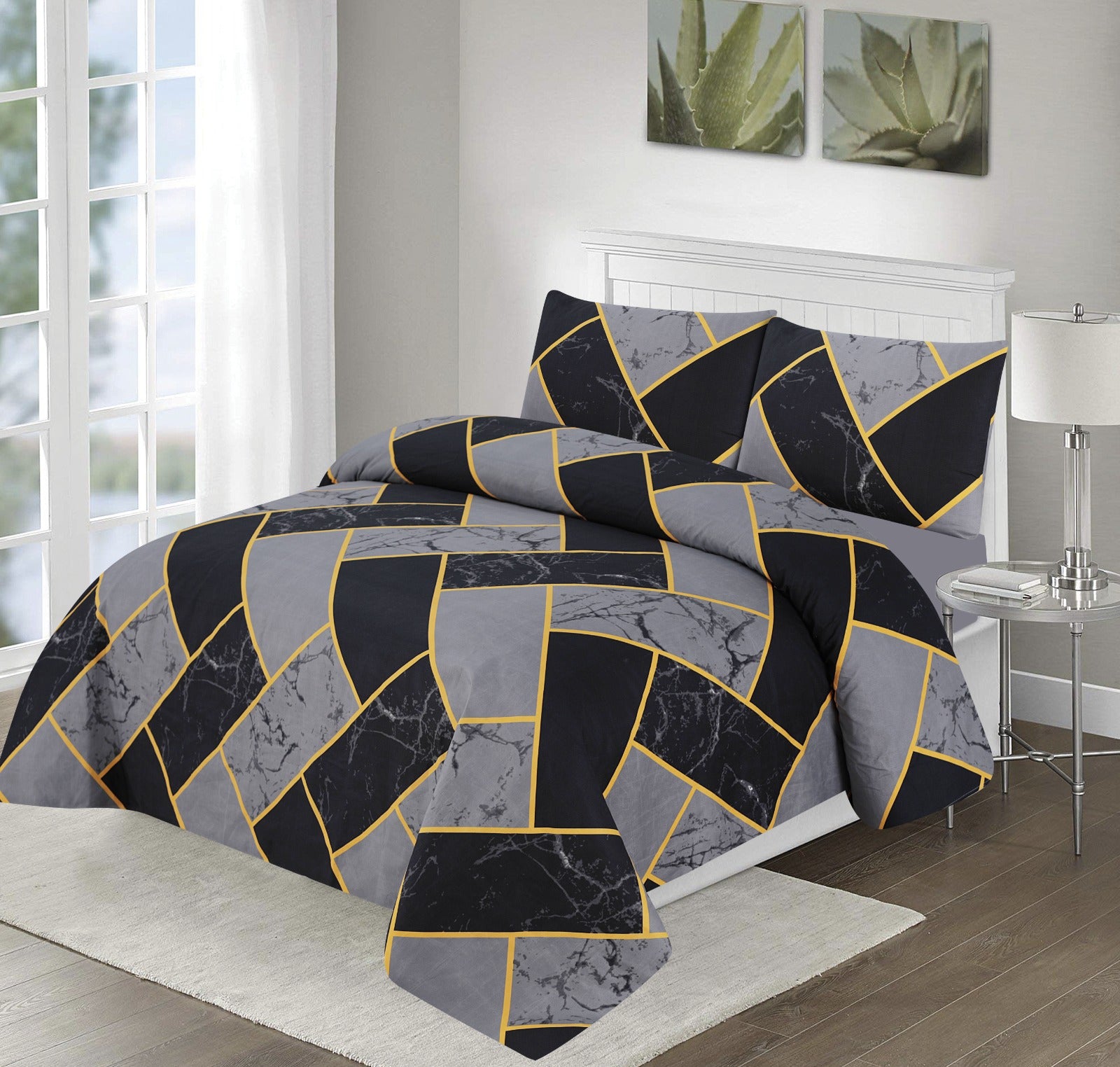 Grace D1006-Crystal Bed Sheet Set (Premium)