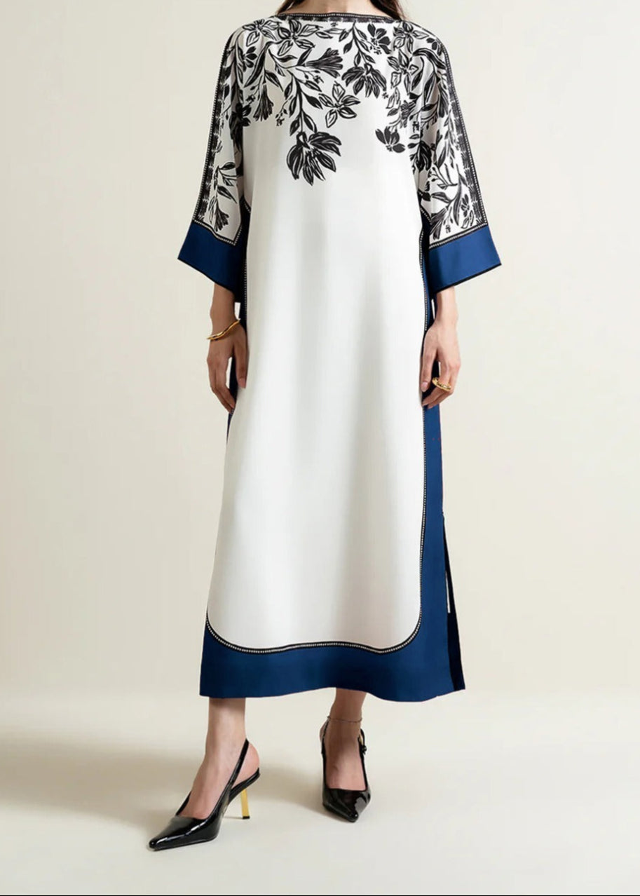 Grace W728 - Digital Printed 3pc Silk dress With Digital Printed Silk dupatta.