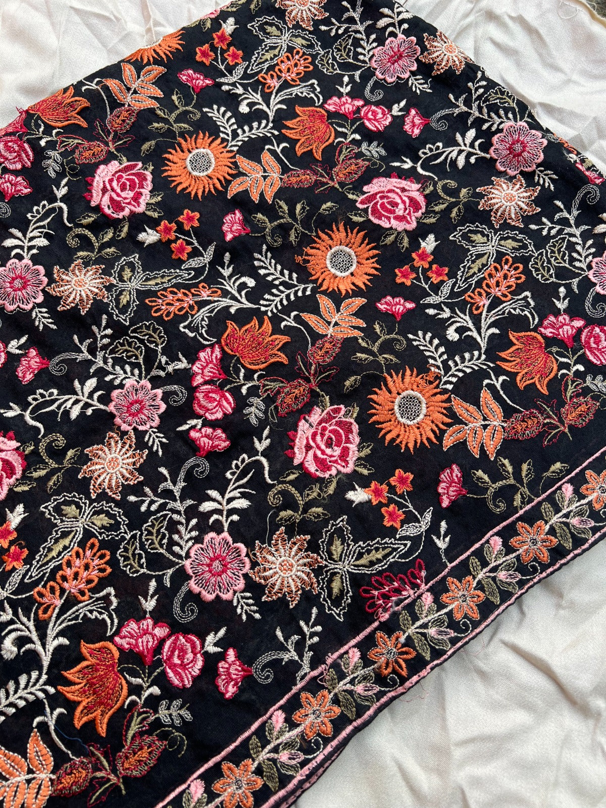 Sarinnah Premium D76-Luxury Formal Heavy Embroidered Karandi Shawl.