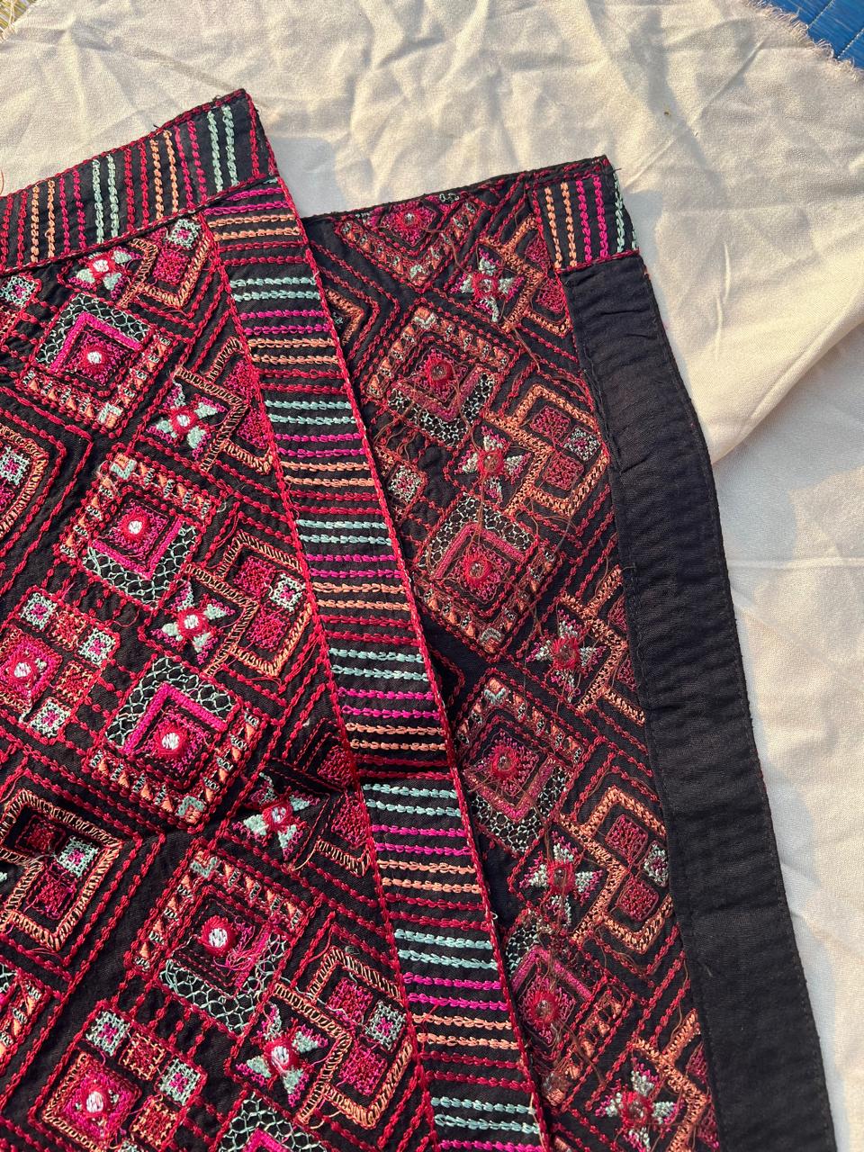 Sarinnah Premium D74-Luxury Formal Heavy Embroidered Karandi Shawl.