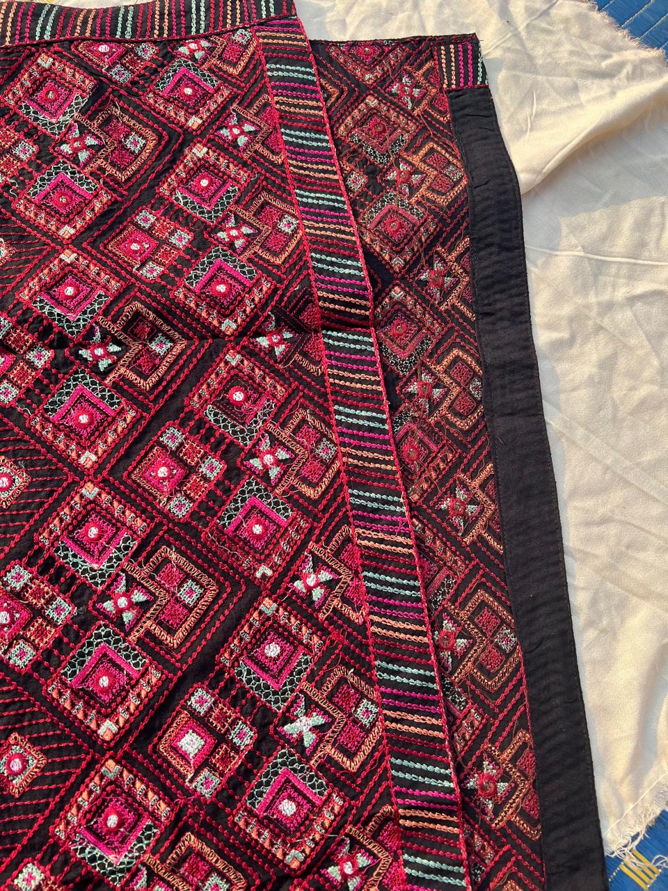 Sarinnah Premium D74-Luxury Formal Heavy Embroidered Karandi Shawl.