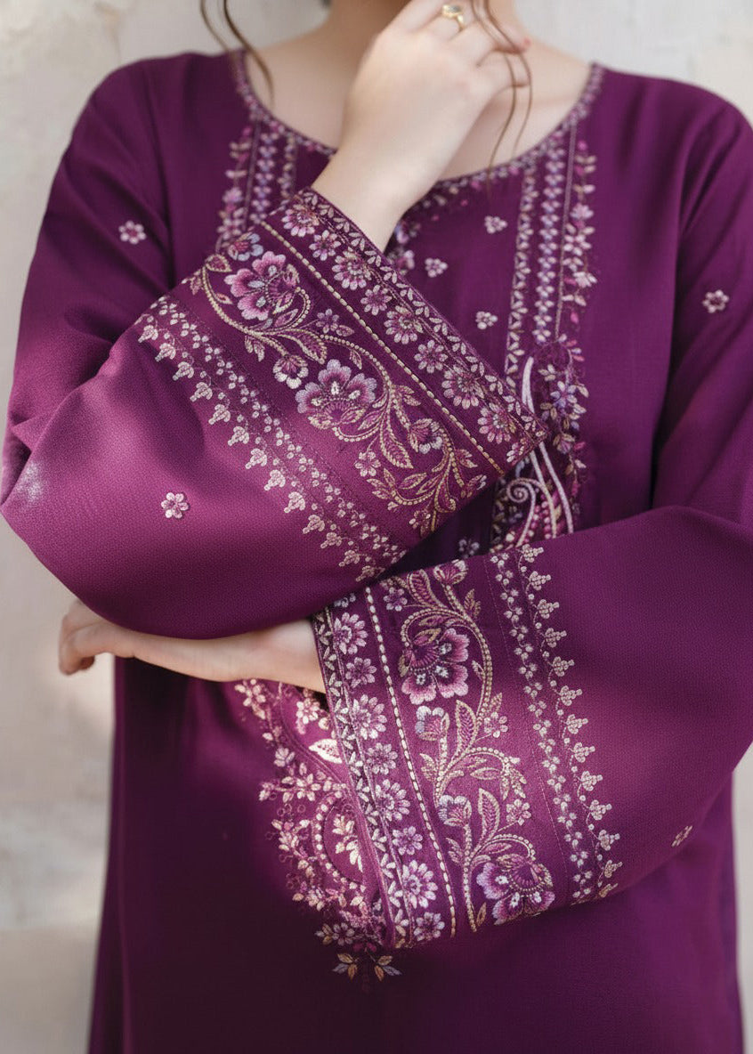 Grace W892-Embroidered 2pc Marina Dress.