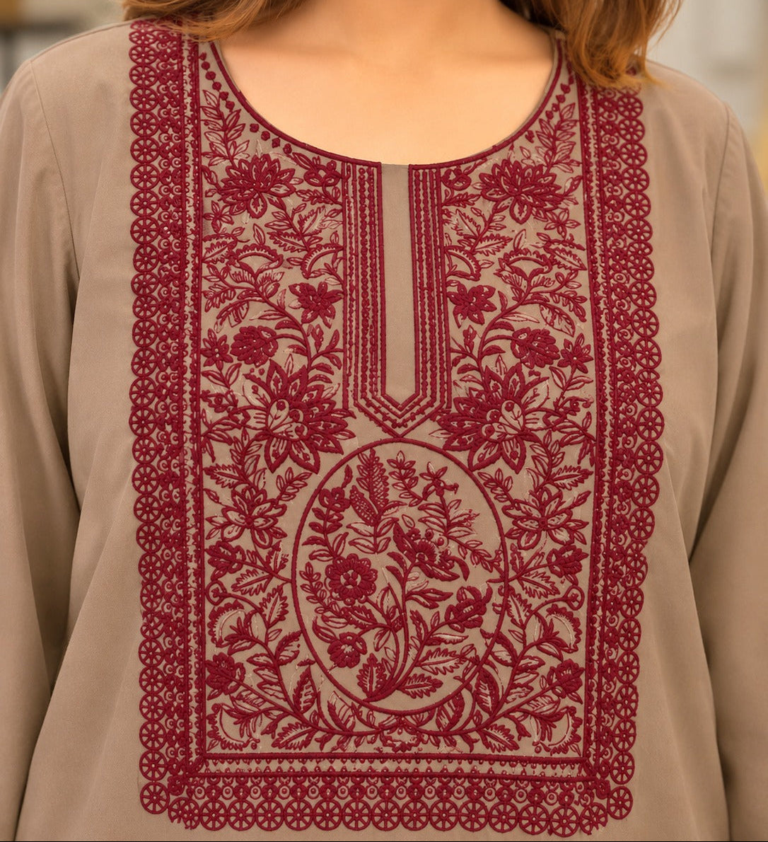 Grace W1117 - Embroidered 2pc Marina Dress.