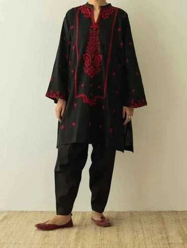 Grace Z128- Stitched Embroided 2pc lawn dress
