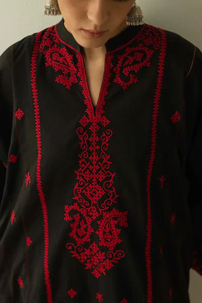 Grace Z128- Stitched Embroided 2pc lawn dress