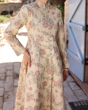Grace W205-Embroidered 2pc marina dress