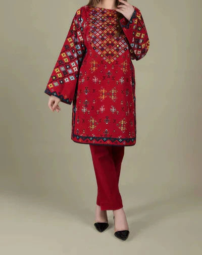 Grace Z-(W685) - Stitched Embroidered 2pc Marina Dress.