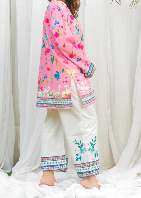 CS-117  REEMA - STITCHED 2PC PRINTED CO-ORD SET.