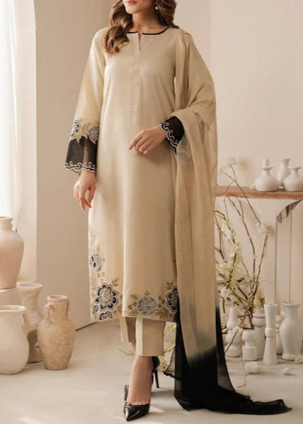 Grace S1021-Embroidered 3pc Lawn dress with Embroidered Chiffon Dupatta.