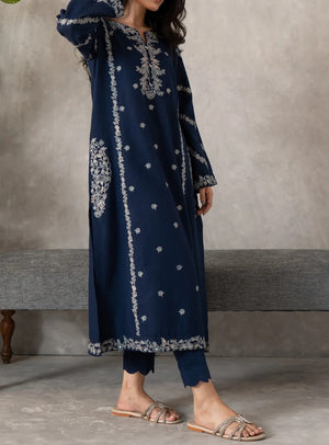 Grace W182-Embroidered 2pc marina dress