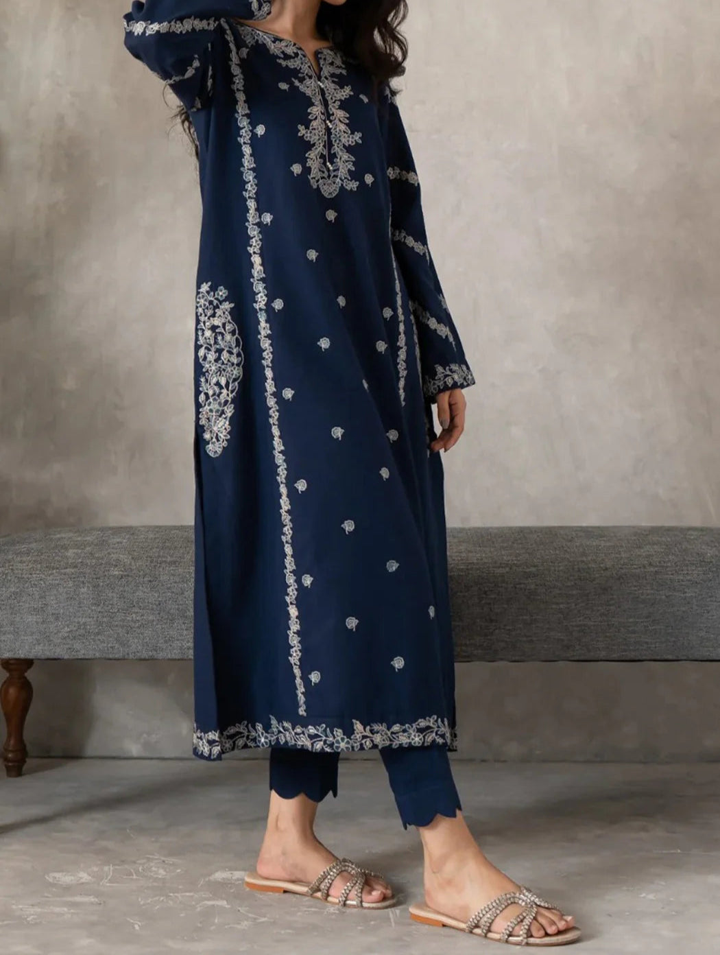 Grace S1273-Embroidered 2pc Lawn Dress.