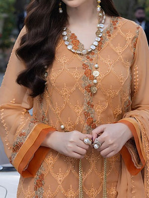 Buttercup – Embroidered Chiffon Unstitched 3Pc Suit