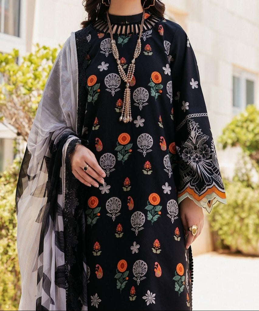 Grace S917-Digital Printed 3pc Lawn Dress with Digital Printed Lawn Dupatta.