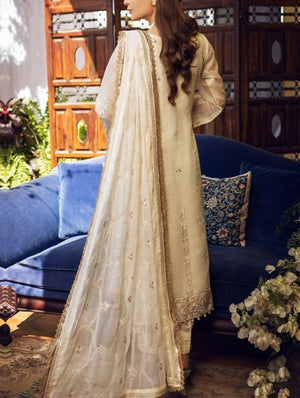 Chameli – Embroidered Silk Net Unstitched 3Pc Suit