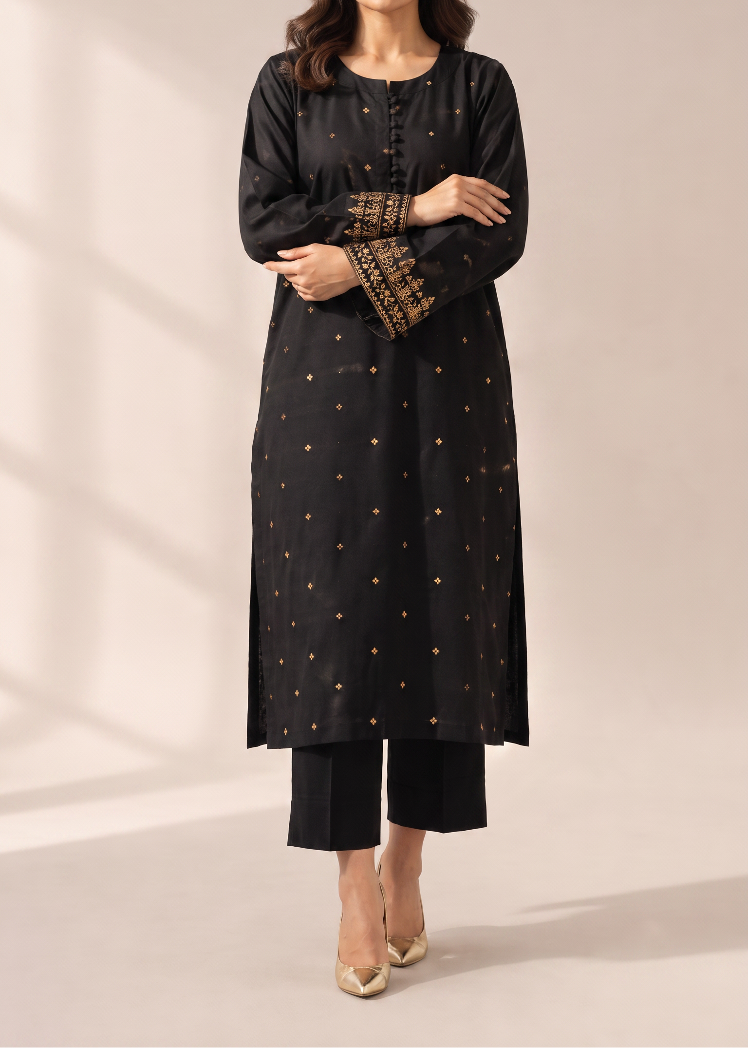 Grace S1550-Embroidered 2pc Lawn Dress.