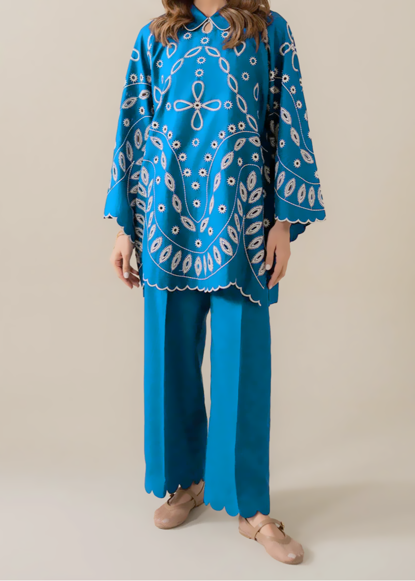 Grace W890-Embroidered 2pc Chikankari Marina Dress.