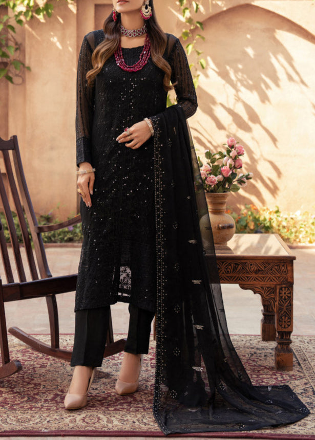 EIRA – Embroidered Chiffon Unstitched 3Pc Suit