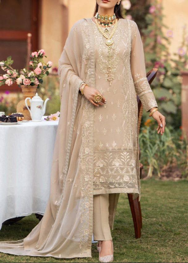 Amal – Embroidered Chiffon Unstitched 3Pc Suit
