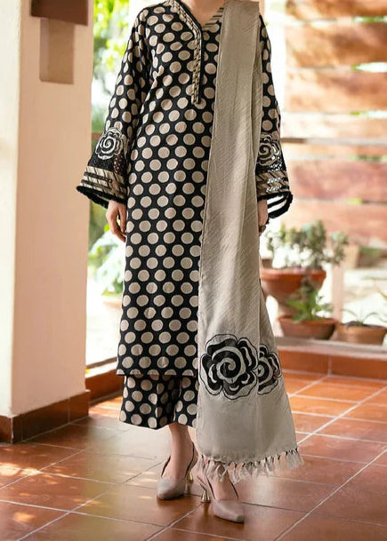 Grace W703 - Digital Printed 3pc Silk dress With Digital Printed Silk Dupatta.