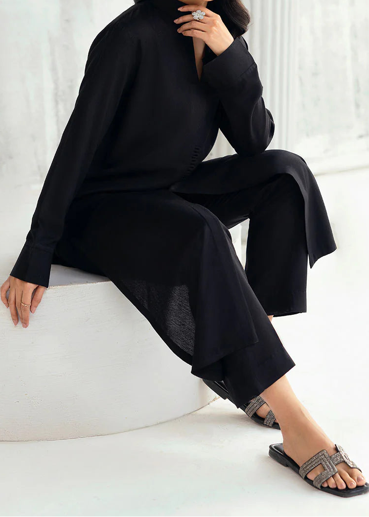 C-S 026- STITCHED 2PC DHANAK CO-ORD SET.