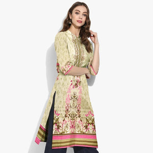 Naqsh 38-Digital Printed Unstiched Lawn kurti. - gracestore.pk