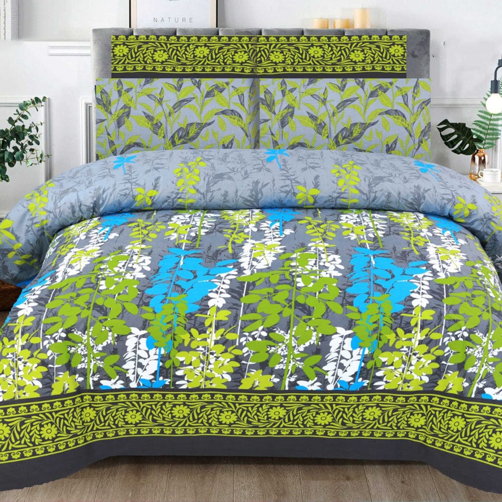 Grace D839- 6 pc summer Comforter Set with 4 pillow covers