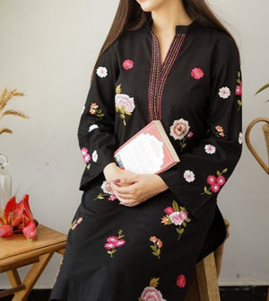 Grace S323-Embroidered 2pc lawn dress