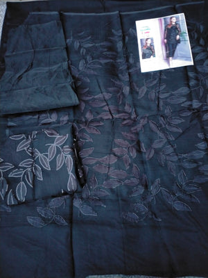 Umbreen 1858-Embroidered 2pc Linen & dress shirt & trouser.