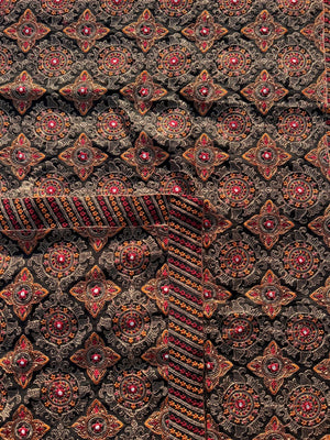 Sarinnah Premium D39-Luxury Formal Heavy Embroidered Karandi Shawl.