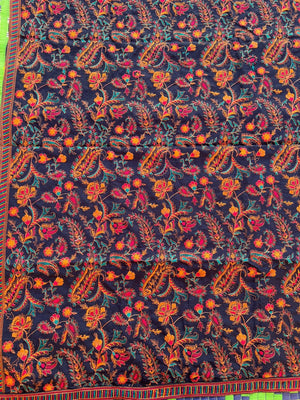 Sarinnah D17-Formal heavy Embroidered Karandi Shawl