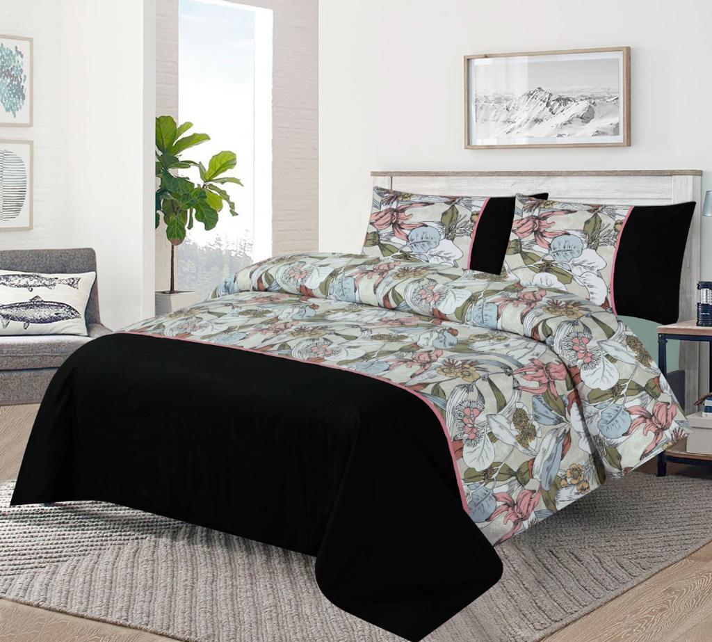 Grace D738 - Bed Sheet Set (Patch work)