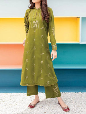 Grace S165 - Embroidered 2pc lawn dress.
