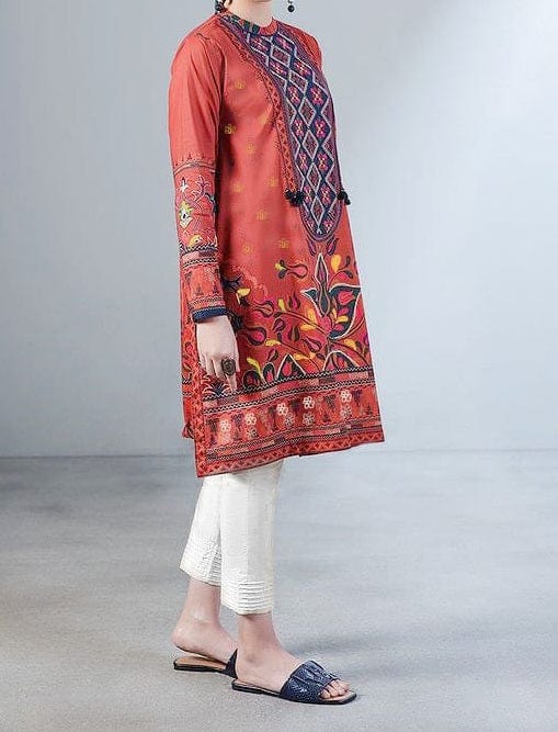 Grace W148- Embroidered 2pc linen dress shirt &amp; trouser.