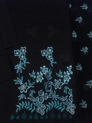 Grace S324 - Embroidered 3pc lawn dress with Embroidered chiffon dupatta.