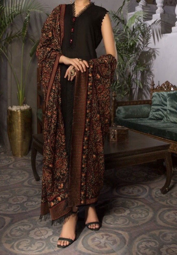 Grace 12- Formal Heavy Embroidered Karandi Lawn shawl - gracestore.pk